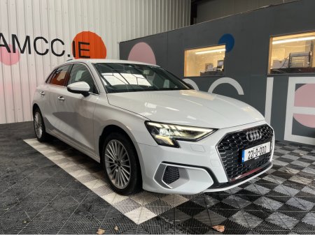 2022 Audi A3 €26950 2022 AUDI A3 SPORTBACK 30TFI 1.0 AUTOMATIC /  REVERSE CAMERA / PADDLE SHIFTERS / HEATED & ELECTRIC SEATS / CRUISE CONTROL €26,950