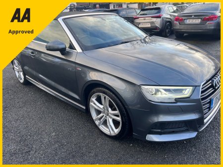 2017 Audi A3 2017 AUDI A3 2.0TDI S LINE CABRIO €17,950 thumbnail