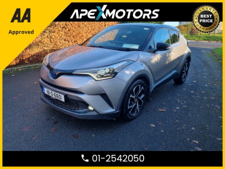 2018 Toyota C-HR FINANCE ARRANGED * TOP SPEC  * DYNAMICS 120BHP HEV 5DR AUTO * NEW NCT NOV-27 * IMMACULATE * 5-STAMPS SERVICE HISTORY * AA APPROVED * 101 SAFETY CHECKLIST * AUTOMATIC * HEATED SEATS * COLOUR REVERSE CA €17,449