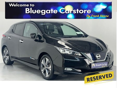 2020 Nissan Leaf 40kWh TEKNA 5DR** **BOSE SOUNDSYSTEM**FULL BLACK LEATHER INTERIOR**HEATED SEATS**ADAPTIVE CRUSIE CONTROL**360 DEGREE CAMERA**FRONT & REAR PARKING SENSORS**AIR CONDITIONING**HISTORY CHECKED** €13,495