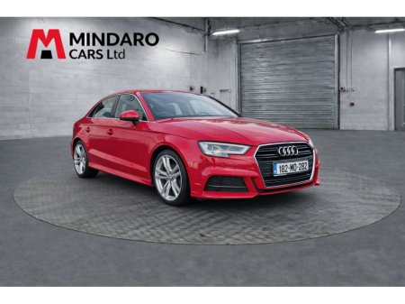 2018 Audi A3 1.6 TDI 116 S-LINE 4DR//FINANCE AVAILABLE €18,995 thumbnail