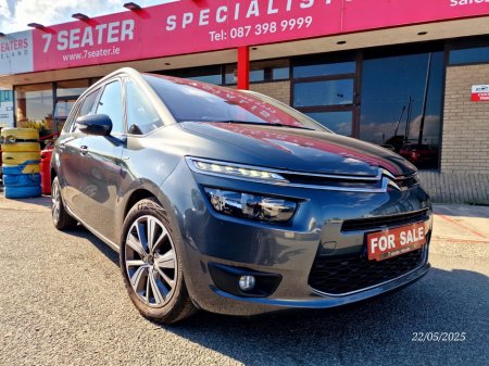 2016 Citroen Grand C4 Picasso 1.6 BLUE HDI 120BHP  EXCLUSIVE LOW MILEAGE 7 SEATER €10,900