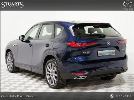 2023 Mazda CX-60 2.5 PHEV 327PS EXCLUSIVE LINE, COMFORT PACK, *DEEP CRYSTAL BLUE WITH BLACK LEATHER, ADAPTIVE CRUISE CONTROL WITH PILOT ASSIST, ADAPTIVE LED HEADLIGHTS €38,945