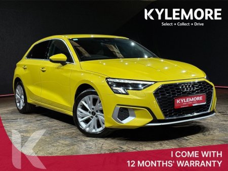 2023 Audi A3 FACE LIFT MODEL - 1.0L TFSI AUTOMATIC - HALF BLACK LEATHER UPHOLSTERY - REVERSE CAMERA