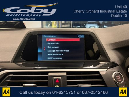 2018 BMW X3 2.0 XLINE 5DR AUTO, NCT 2028 Full Leather, Reverse Cam, Sat Nav, Heated Seats, Parking Sensors, Cruise Control, MFSW, Dual Climate Control, Bluetooth, Alloy Wheels, Full Electrics, and more. €30,950 thumbnail
