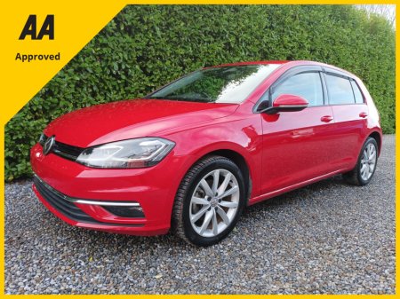 2019 Volkswagen Golf COMFORTLINE 1.2 TSI AUTOMATIC SERVICE HISTORY (9 STAMPS) FACTORY IMMOBILISER AUTOMATIC  HEADLIGHTS REVERSE CAMERA TOUCH SCREEN RADIO AUTO HOLD HANDBRAKE JUST FULLY SERVICED 2 YEARS NCT 1 YEAR TAX €19,949