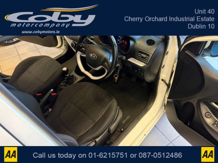 2014 Kia Picanto 1.0 MANUAL 5DR. Comes with New NCT before collection, Irish Owned Car, CD Player, 2 Keys, Air Conditioning, Irish Radio, Service History, Alloy Wheels, and more. €5,950 thumbnail