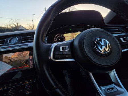 2019 Volkswagen Arteon 2.0 TSI R-LINE PANORAMIC SUNROOF 4MOTION 280BHP VIRTUALDASH FULL LEATHER HEATED ELECTRIC SEATS SAT NAV CARPLAY ANDROID AUTO BLIND SPORT PARKING SENSORS SELF PARKING ASSIST 360 CAMERA DYNAUDIO SOUND €31,500 thumbnail