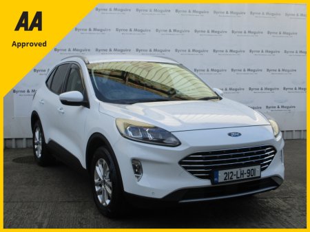 2021 Ford Kuga AUTOMATIC TITANIUM 5DR 2.5 PHEV 225 S6.FULL HEATED LEATHER TRIM, FULL FORD SERVICE HISTORY. SHOWROOM CONDITION. NCT TESTED 09/2027. 12 MONTHS AA COVER AND 12 MONTHS WARRANTY ! €29,950