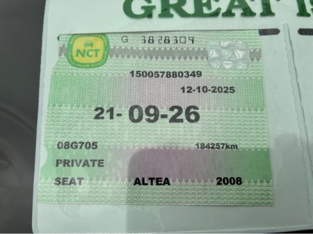 2008 SEAT Altea XL 1.6 S 5DR €1,250 thumbnail