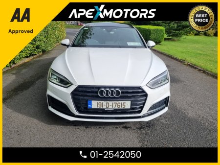 2019 Audi A5 Sportback FINANCE ARRANGED * SPORTBACK 35 TDI 150 S 4DR A S-TRONIC LINE * NCT FEB-27 * LOW TAX OCT-25 * 6-STAMPS SERVICE HISTORY * AA APPROVED * 101 SAFETY CHECKLIST * AUTOMATIC (DSG) * IMMACULATE * HEATED SEAT €33,949