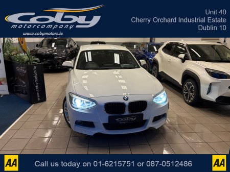 2014 BMW 1 Series 1.6 5DR AUTO M-Sport . NCT, Cruise Control, Dual Climate Control, Alloy Wheels, Revers Camera, Bluetooth, Folding Rear Seats, CD Player & more. €12,950 thumbnail
