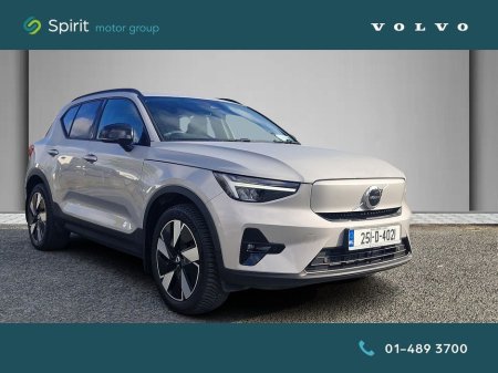 2025 Volvo XC40 Fully Electric 238hp, Plus Spec, Alcantara/Suede Interior, Electric Memory Seat, F&R Heated Seats, Apple & Android Car Play, Adaptive Cruise Control With Pilot Assist, BLIS/CTA, Keyless Entry