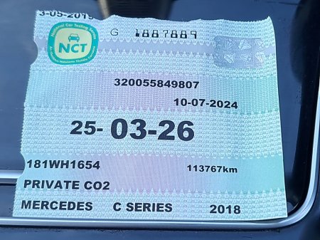 2018 Mercedes-Benz C Class Executive SE with full leather seats, 2.0 diesel saloon. €17,950 thumbnail