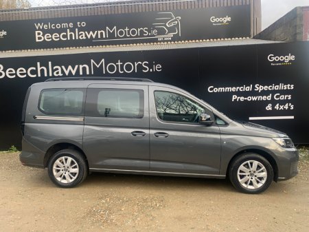 2023 Volkswagen Caddy Maxi LIFE 2.0 TDI DSG 7 SEATER // GREAT CONDITION // ONE OWNER // DOCUMENTED SERVICE HISTORY // 02/27 NCT AND €210 ROAD TAX // €38,950 thumbnail