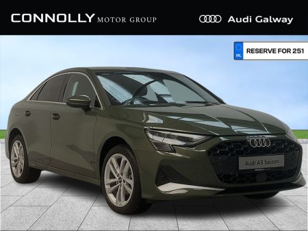 2025 Audi A3 €410 p/m PCP 2.0TDI SE AUTO 150BHP