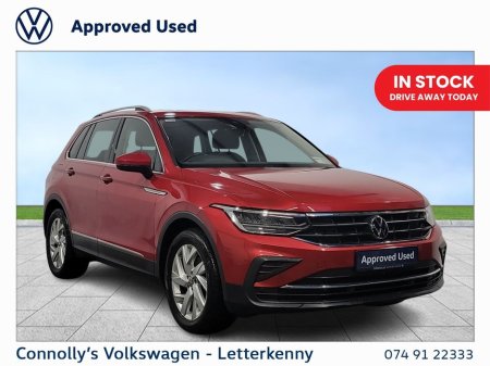 2022 Volkswagen Tiguan 2.0 TDI 122HP Life €30,450 thumbnail