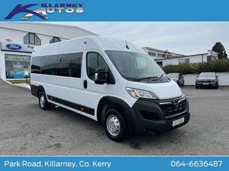 2024 Opel Movano 17 Seat Minibus L4H2  2.2 140PS Manual 6 speed. Price is plus 23% vat.