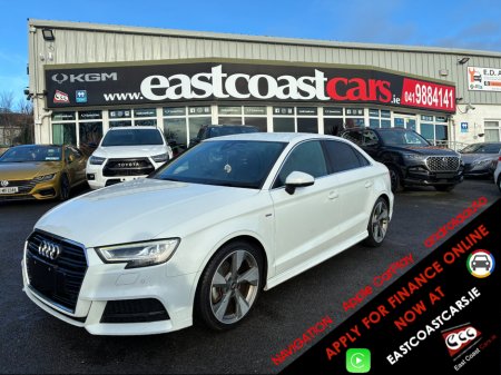 2018 Audi A3 Saloon ( 182 REG SALOON 1.4 S LINE EDITION PACK VIRTUAL COCKPIT - NAVIGATION -CARPLAY ANDROID AUTO LEATHER PACK - REVERSING CAMERA / PARKING SENSORS - DRIVE MODE €22,950 thumbnail