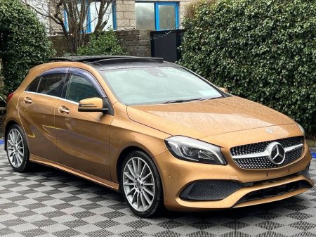 2018 Mercedes-Benz A Class A180 AMG-LINE 1.6 AUTO // OPENING PAN ROOF // BLUETOOTH MUSIC // 18" DIAMOND CUT ALLOYS €21,900 thumbnail