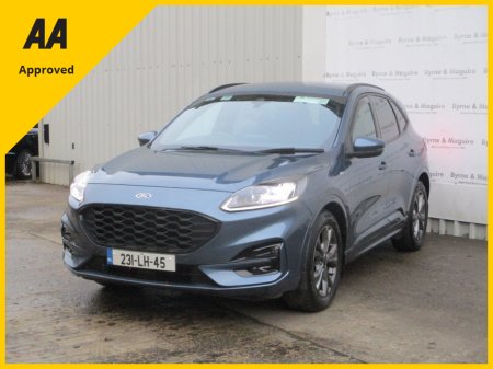 2023 Ford Kuga ST-LINE X 5DR 1.5 TD 120 S6. S6.2 M6, TOP OF THE RANGE WITH WINTER PACK, ONE CAREFUL OWNER AND FULL FORD SERVICE HISTORY !!12 MONTHS WARRANTY AND 12 MONTHS AA COVER. €37,950 thumbnail