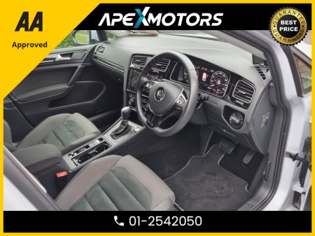 2018 Volkswagen Golf FINANCE ARRANGED * BEAUTIFUL PEARL WHITE ( NEW COLOUR)  * 1.4 HIGHLINE  * AUTOMATIC * AA APPROVED  * 101 SAFETY CHECKLIST * 12-MONTH ROADSIDE ASSIST  * IMMACULATE * TOP-SPEC * LOW LOW KMs * ADAPTIVE C €19,949 thumbnail