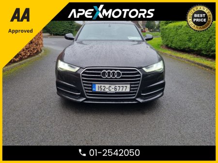 2015 Audi A6 FINANCE ARRANGED * 2.0 TDI S-LINE ULTRA 187BHP 4DR AUTO 190PS * NCT DEC-26 * CREAM LEATHER * IMMACULATE * STAMPED SERVICE HISTORY * AA APPROVED * 101 SAFETY CHECKLIST * AUTOMATIC (DSG) * HEATED SEATS €17,249 thumbnail