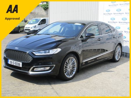 2019 Ford Mondeo LUXURY CAR HEV 2.0 187PS 4DR AUTOMATIC VIGNALE. SHOWROOM CONDITION TOP OF THE RANGE MODEL. FULLY SERVICED  WITH 12 MONTHS WARRANTY AND 12 MONTHS AA COVER. €23,950