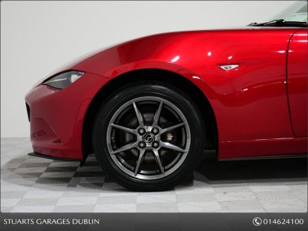 2017 Mazda MX-5 *SOLD DEPOSIT TAKEN*1.5P GT ROADSTER IN SOUL RED CRYSTAL WITH BLACK LEATHER. HEATED SEATS, 17” SMOKED ALLOYS, KEYLESS ENTRY, LANE DEPARTURE WARNING, B thumbnail