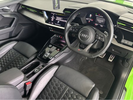 2022 Audi RS3 *AUDI RS3* *KYALAMI GREEN* *MAXTON DESIGN KIT**KEYLESS ENTRY* *RS SUPERSPORT SEATS* *HEATED SEATS* *FULLY LOADED WITH SPEC* *CARBON BLACK QUATTRO 400BHP* *FINANCE AVAILABLE* *TRADE INS WELCOME €72,950 thumbnail