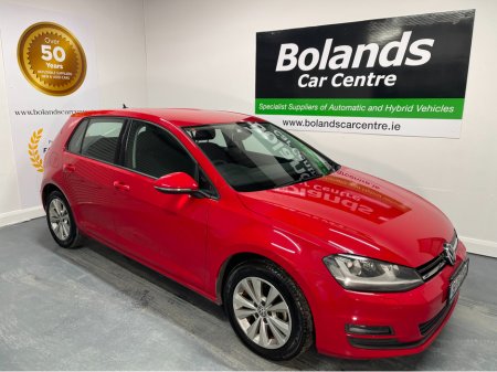 2015 Volkswagen Golf (Low Kms) 1.2 TSI AUTOMATIC 5DR MODEL www.bolandscarcentre.ie €12,900