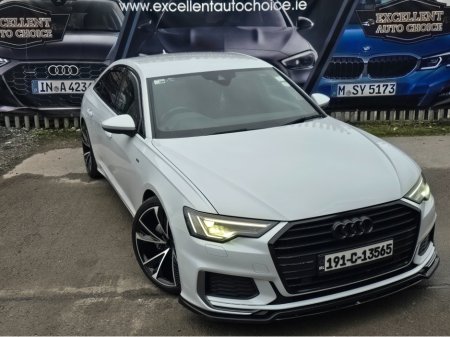 2019 Audi A6 2.0 TDI S LINE 40 204PS 4DR AUTOMATIC BLACK EDITION WHITE!IMMACULATE €29,950 thumbnail