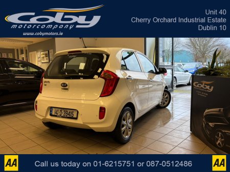 2014 Kia Picanto 1.0 MANUAL 5DR. Comes with New NCT before collection, Irish Owned Car, CD Player, 2 Keys, Air Conditioning, Irish Radio, Service History, Alloy Wheels, and more. €5,950 thumbnail