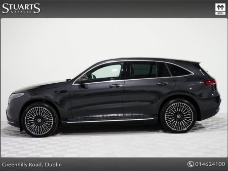2023 Mercedes-Benz EQC EQC 400 AMG LINE: SELENITE GREY METALLIC WITH BLACK LEATHER, SUNROOF, 21” DIAMOND CUT TURBINE ALLOYS, SIDE RUNNING BOARDS, KEYLESS ENTRY €39,945 thumbnail