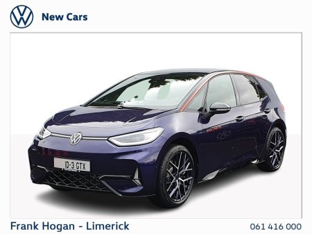 2026 Volkswagen ID.3 GTX 79KWH FIRE+ICE RANGE WLTP 598KM €40,802 thumbnail