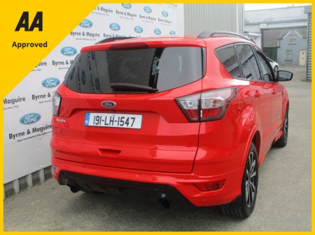 2019 Ford Kuga ST-LINE 2.0 TDCI 150PS AWD MODEL.  TOP OF THE RANGE MODEL, FULLY SERVICED AND NCT TESTED WITH WARRANTY AND 12 MONTHS AA COVER !!! €24,500 thumbnail