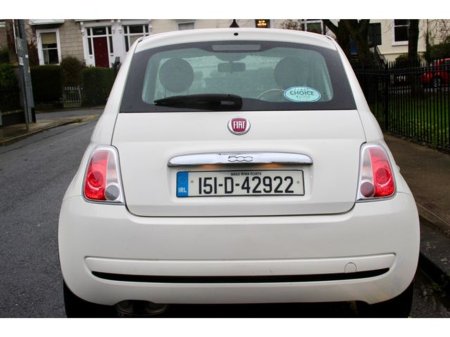 2015 Fiat 500 1.2 POP 69BHP 3DR, New NCT, only 68k kms, FSH €8,950 thumbnail