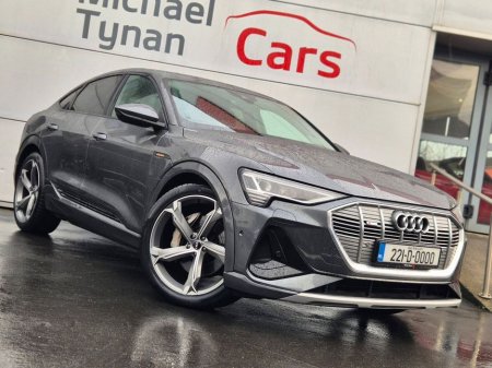2022 Audi e-tron 55 S Line Sportback Quattro (408bhp) Upgraded 22'' Alloys + Black Edition Styling ( Nov '22 Reg ) Trade in Price €38, 999 €37,999
