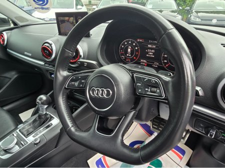 2018 Audi A3 ONLY 38,398KM ! 1.4 TFSI FULL LEATHER PACK VIRTUAL COCKPIT DASH  - REVERSING CAMERA / PARKING SENSORS - DRIVE MODE - SIMI DEALER - LOW ROAD TAX BAND SIMI MAIN DEALER - €21,950 thumbnail