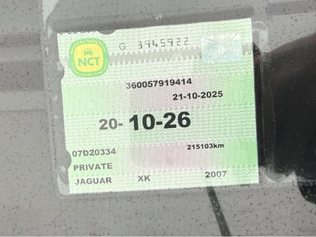 2007 Jaguar XK 4.2 V8 COUPE 2007 €15,995