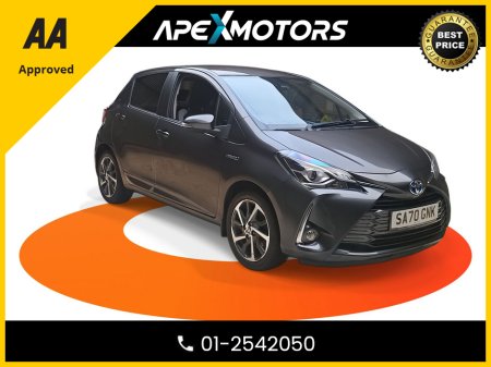 2020 Toyota Yaris FINANCE ARRANGED * Y20 VVT-I HEV AUTO * SELF CHARGING HYBRID * NEW NCT NOV-27 * IMMACULATE * AA APPROVED * 101 SAFETY CHECKLIST * AUTOMATIC * COLOUR REVERSE CAMERA * TOP-SPEC 5DR HATCH * LOW LOW MILES €18,949