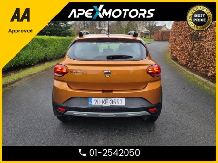 2021 Dacia Sandero FINANCE ARRANGED * STEPWAY COMFORT TCE 90 CVT MY2 * AUTOMATIC * ONE OWNER FROM NEW * NEW NCT MAY-27 * IMMACULATE * STAMPED SERVICE HISTORY * AA APPROVED * 101 SAFETY CHECKLIST * COLOUR REVERSE CAMERA €14,949 thumbnail