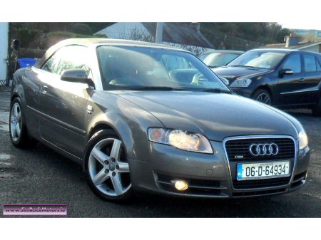 2006 Audi A4 CABRIO 2.0 TFSI 200BHP SPORT AUTO........NCT 07/25......TAXED 02/25 €4,995
