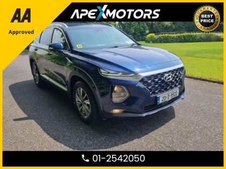 2020 Hyundai Santa Fe FINANCE ARRANGED * 7-SEATER MPV * 2WD EXECUTIVE PLUS 5DR * NEW NCT JAN-28 * LOW TAX DEC-25 * STAMPED SERVICE HISTORY * AA APPROVED * 101 SAFETY CHECKLIST * IMMACULATE * HEATED SEATS * HEATED STEERING €31,949