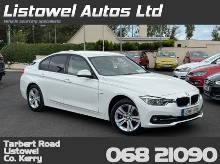 2017 BMW 3 Series SPORT 320D AUTOMATIC * REAR VIEW CAMERA, REVERSE SENSORS, FOLDING MIRRORS, POWER ADJUSTABLE SEATS, DUAL ZONE CLIMATE CONTROL, 2 KEYS, COMES WITH 2 YEAR NEW NCT, ISOFIX CHILD SEAT ANCHOR POINTS* €20,950