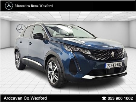 2022 Peugeot 3008 1.5 BlueHDi 130bhp Allure Auto €27,895 thumbnail