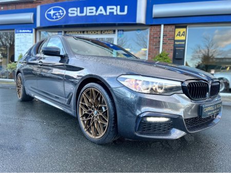 2019 BMW 5 Series M-Sport Performance Pack - Stunning Bronze Alloy Upgrade - Trade-in Welcome & finance arranged - Nct & Tax - Assured Dealer Warranty - €26,950 thumbnail