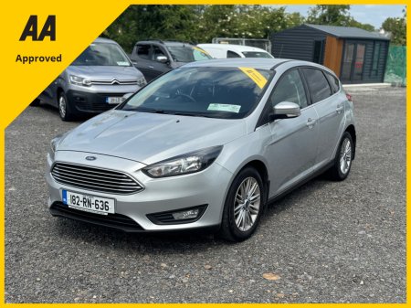 2018 Ford Focus 1.5 TDCI ZETEC EDITION 1 120PS 5DR €11,000