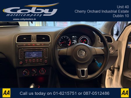 2014 Volkswagen Polo 1.2 AUTO 5DR. New NCT done before collection, Alloy Wheels, Air Conditioning, Hands Free, AUTO Wipers, Full Electrics, 2 Keys, Folding Rear Seats, Luggage Cover and more. €10,450 thumbnail