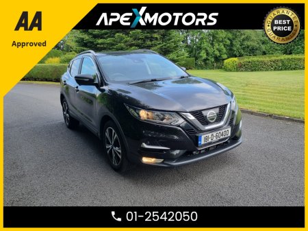 2018 Nissan Qashqai FINANCE ARRANGED * TOP-SPEC N-CONNECTA DCI * PANORAMIC SUNROOF * NEW NCT APR-27 * 9-STAMPS SERVICE HISTORY * AA APPROVED * 101 SAFETY CHECKLIST * IMMACULATE * HEATED SEATS * COLOUR REVERSE CAMERA €16,749